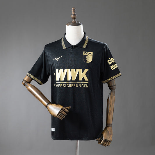 Camisola FC Augsburg 2025-26 Alternativa Preta Versão Adepto-ESGOTADA