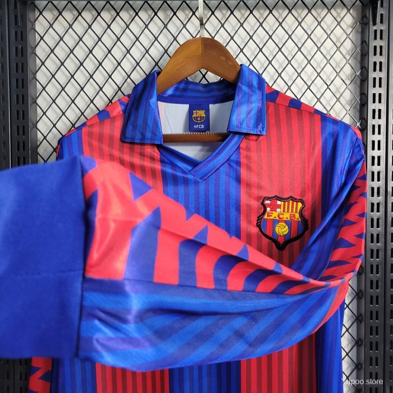 Camisola Manga Comprida FC Barcelona 1990-91 Principal