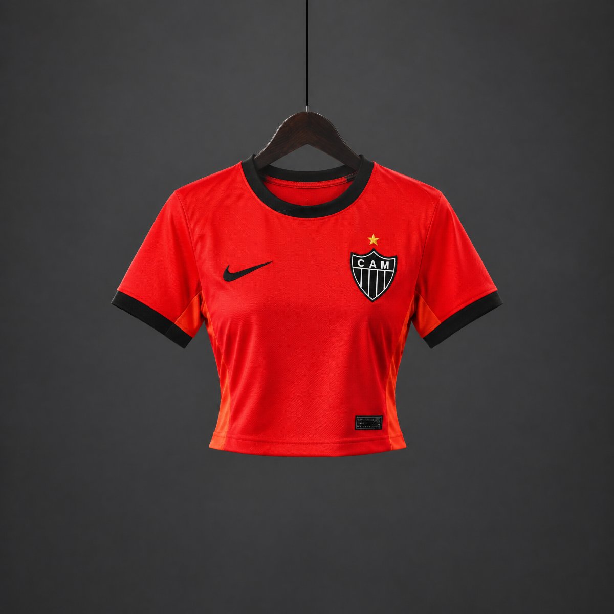 Crop Top Mulher Atletico-MG 2026-27 Alternativo Vermelho