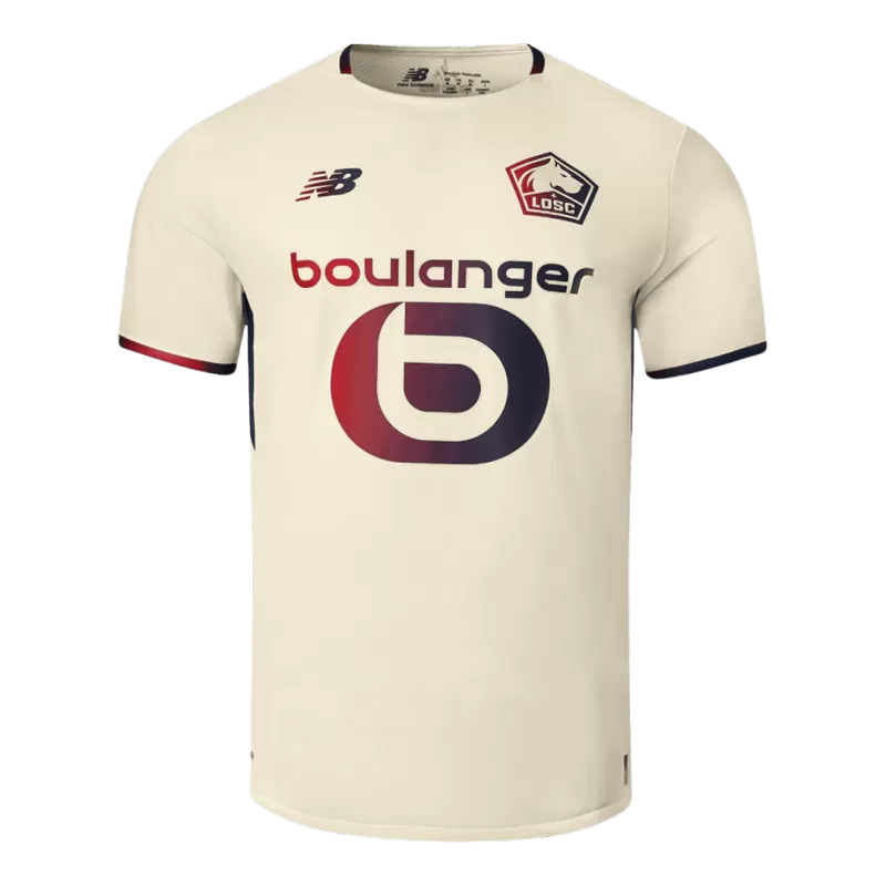 Camisola LOSC Lille 2025-26 Alternativa Branca Versão Adepto