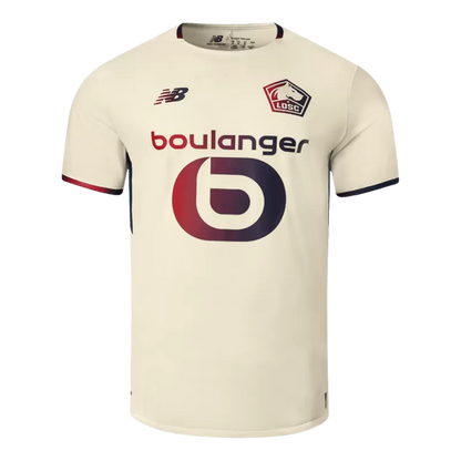 Camisola LOSC Lille 2025-26 Alternativa Branca Versão Adepto