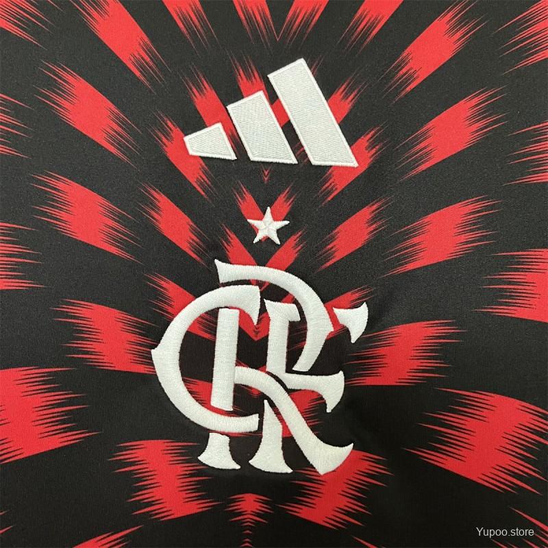 Camisola CR Flamengo 2025-26 Pre-Match Versão Adepto