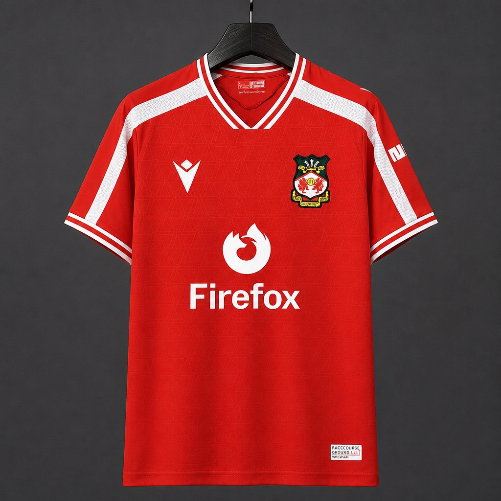 Camisola Wrexham AFC 2026-27 Principal Versão Adepto