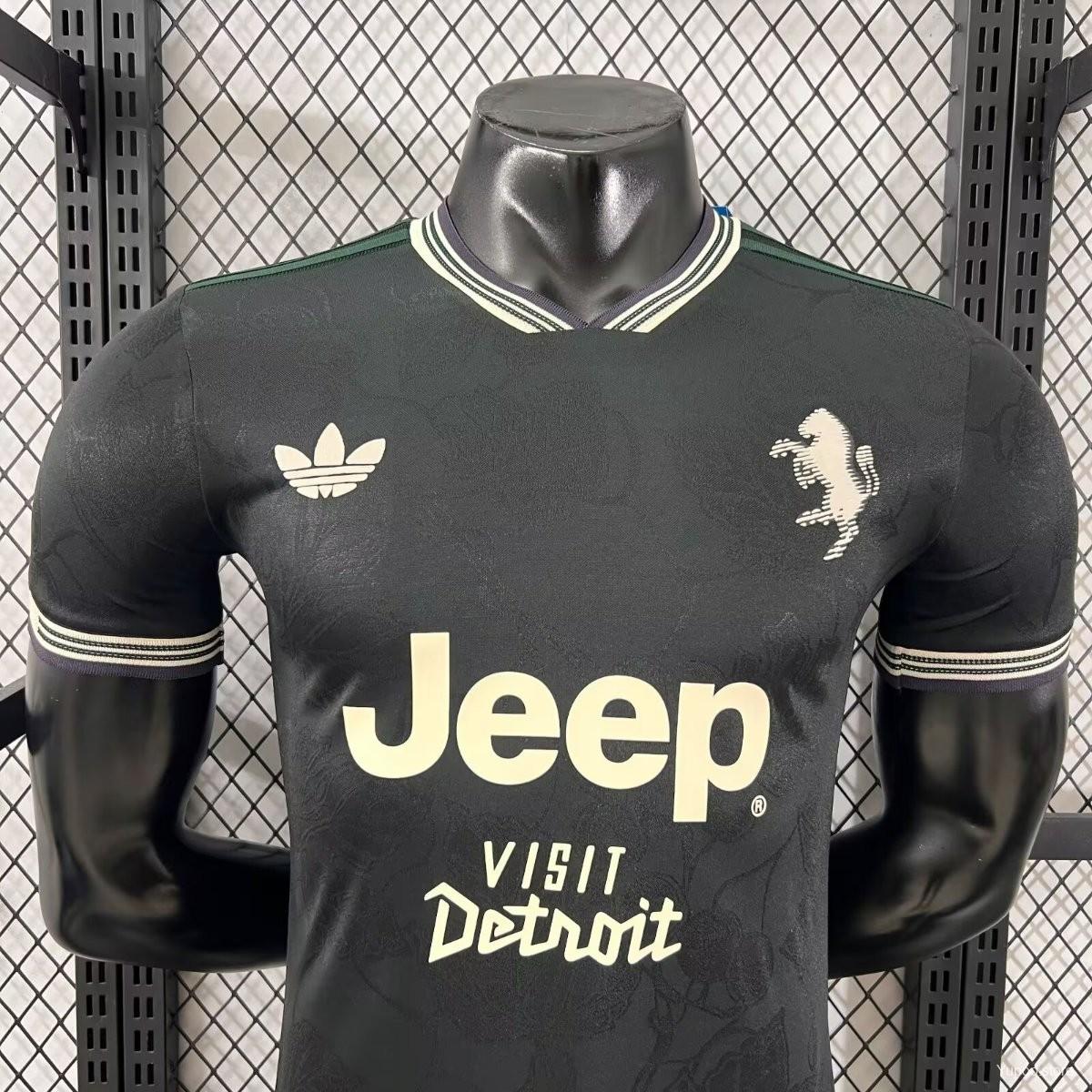 Camisola Juventus FC 2025-26 Alternativa Preta Versão Jogador