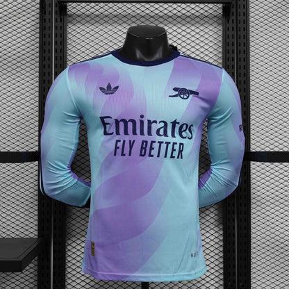 Camisola Manga Comprida ARS 2024-25 Alternativa Azul Versão Jogador