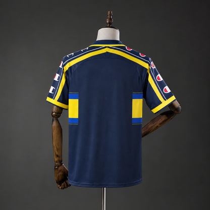 Camisola Parma Calcio 1999-00 Alternativa Azul Versão Adepto
