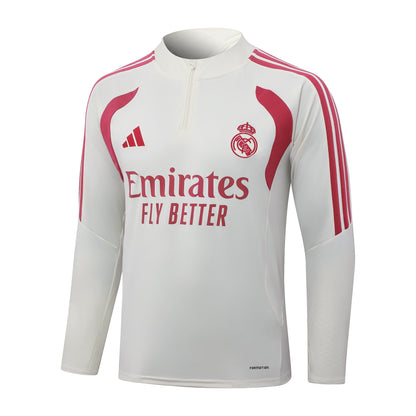 Fato de Treino Real Madrid CF 2026-27 - Camisola com Fecho