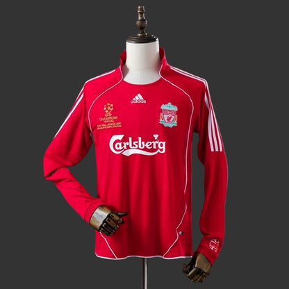 Camisola Manga Comprida LIV 2006-07 Principal Final UCL Versão Adepto