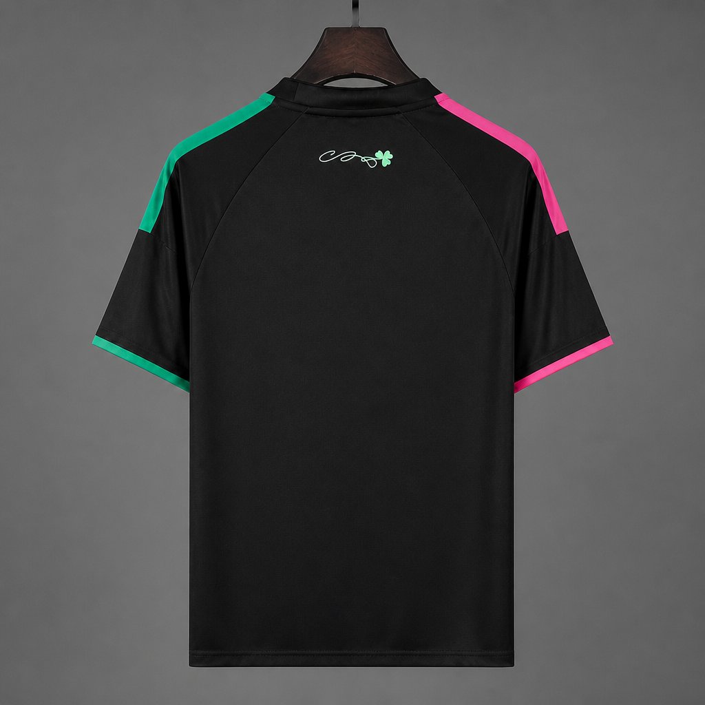 Camisola Panathinaikos AO 2026-27 Alternativa Preta Versão Adepto