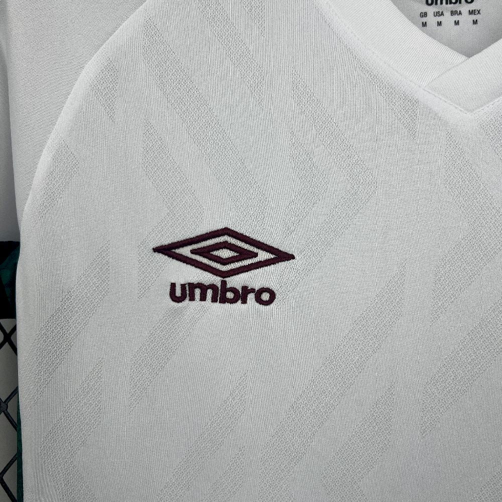 Camisola Fluminense FC 2025-26 Alternativa Branca Lisa Versão Mulher