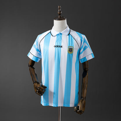 Camisola Argentina 1996 Principal Versão Adepto
