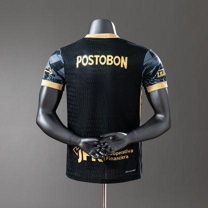 Camisola Atletico Nacional 2025-26 Alternativa Preta Versão Jogador