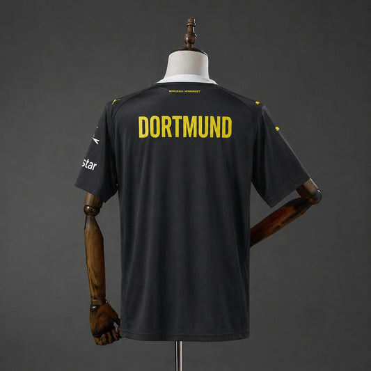 Camisola Borussia Dortmund 2026-27 Alternativa Preta Versão Adepto