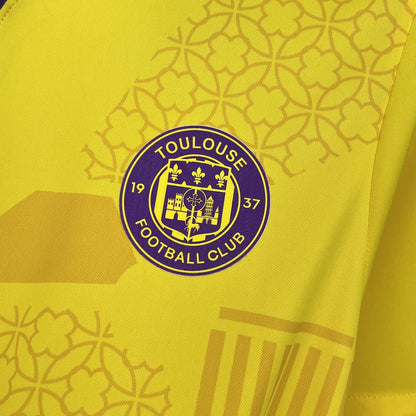 Camisola Toulouse 2024-25 Alternativa Amarela Versão Adepto