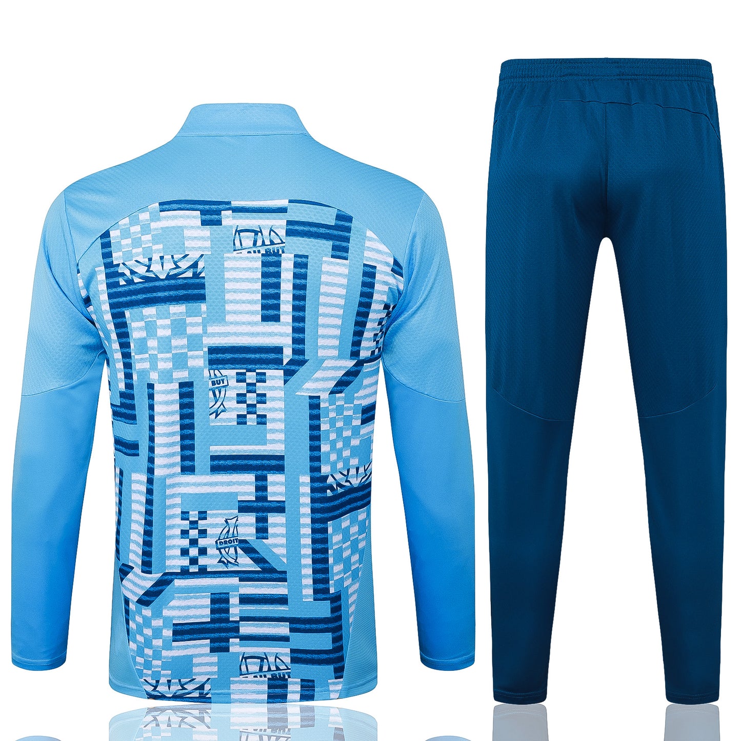 Fato de Treino Olympique Marselha 2024-25 - Camisola com Fecho