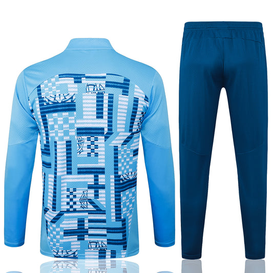 Fato de Treino Olympique Marselha 2024-25 - Camisola com Fecho
