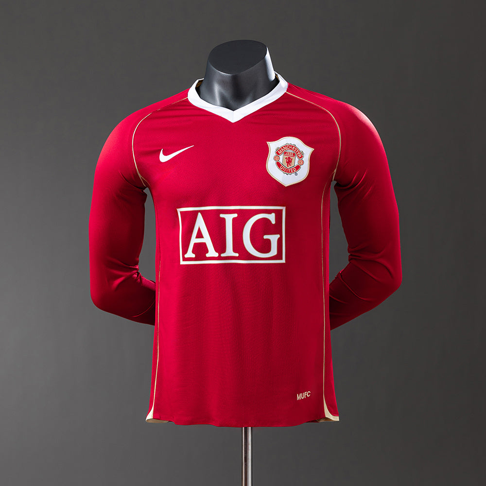 Camisola Manga Comprida M-UNITED 2006-07 Principal Versão Jogador