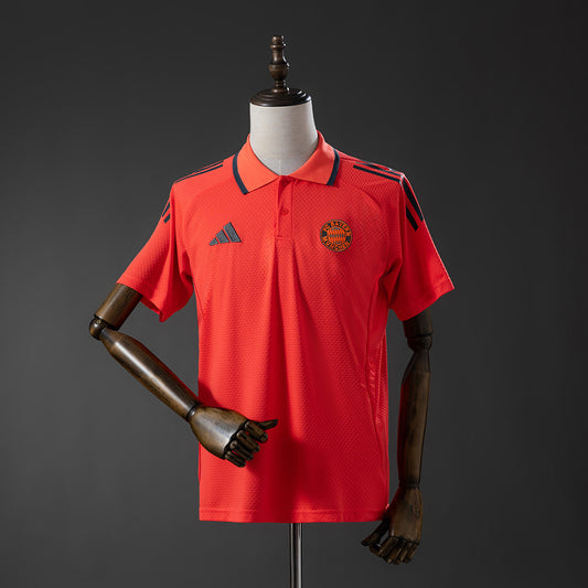 Polo FC Bayern Munique 2025-26 Vermelho
