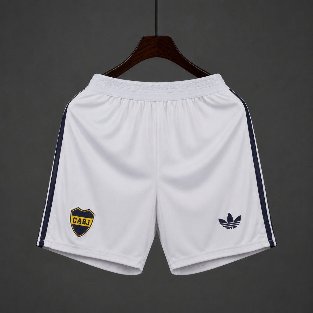 Calções CA Boca Juniors 2026-27 Alternativos Brancos