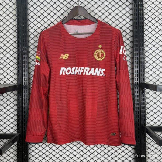 Camisola Manga Comprida Deportivo Toluca 2025-26 Principal Versão Adepto