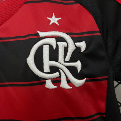 Kit Criança Manga Comprida CR Flamengo 2025-26 Principal