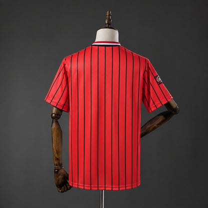 Camisola Rangers FC 1994-95 Alternativa Vermelha Versão Adepto