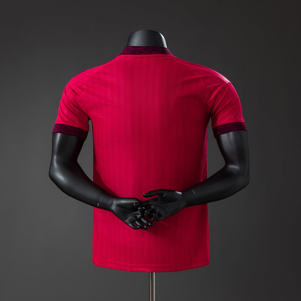 Camisola Olympique Lyon 2026-27 Alternativa Vermelha Versão Jogador