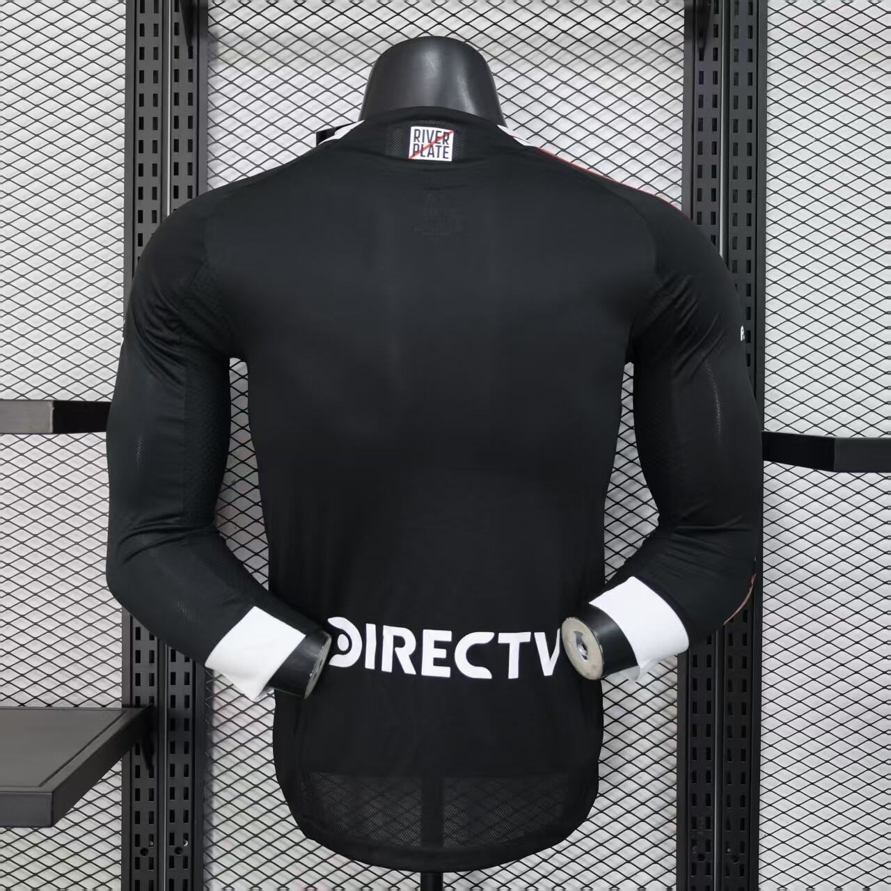 Camisola Manga Comprida CA River Plate 2025-26 Alternativa Riscas CWC Versão Jogador