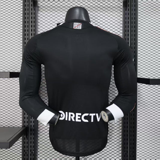 Camisola Manga Comprida CA River Plate 2025-26 Alternativa Riscas CWC Versão Jogador