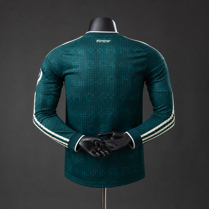 Camisola Manga Comprida Real Madrid CF 2026-27 Alternativa Verde Versão Jogador