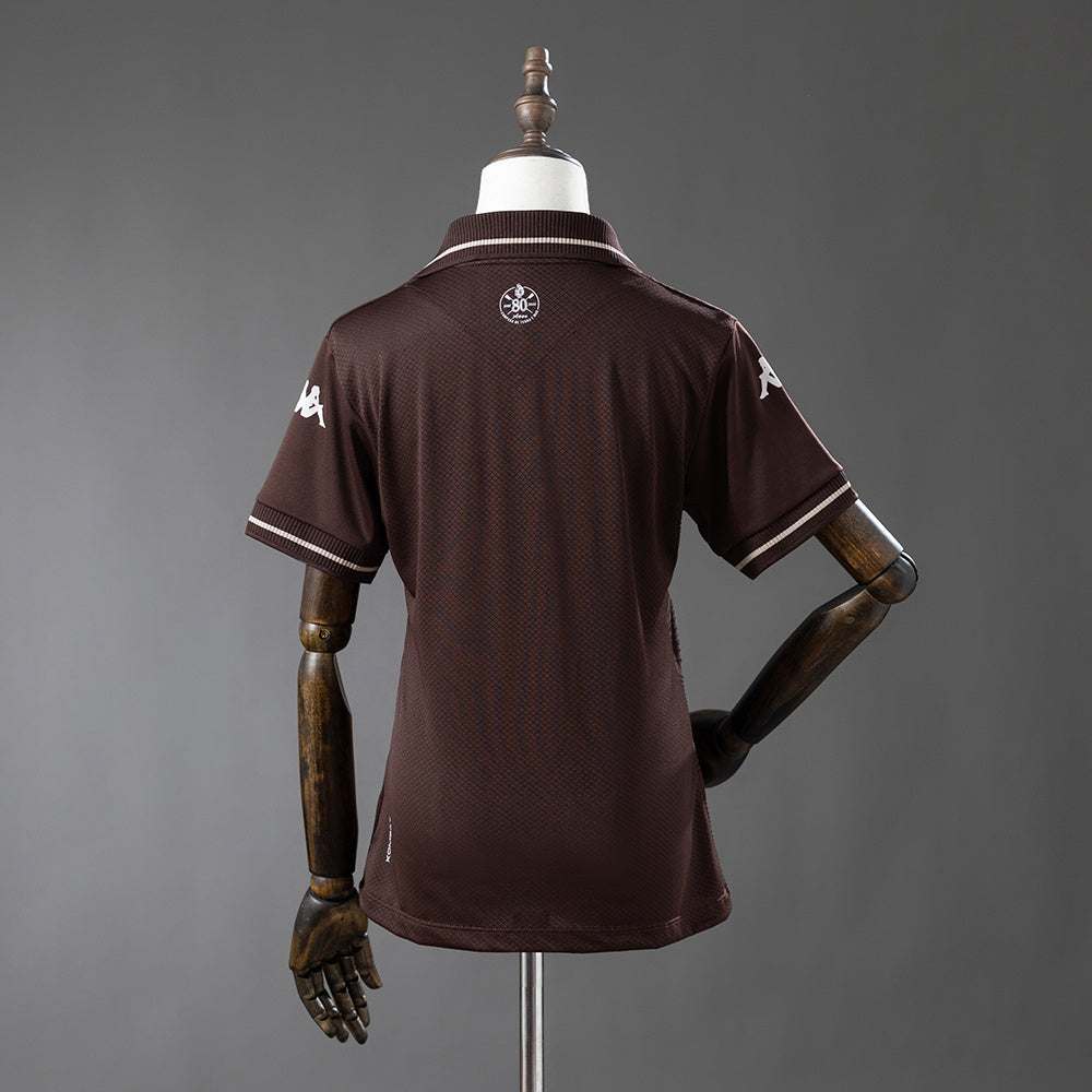 Camisola Vasco da Gama 2025-26 Alternativa Vermelha Lisa Versão Mulher