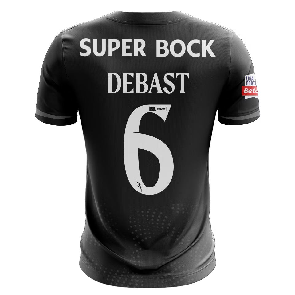 Camisola SCP 2025-26 Alternativa Preta Versão Adepto DEBAST #6