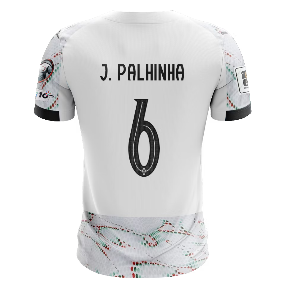 Camisola Portugal 2025 Alternativa Versão Adepto J. PALHINHA #6