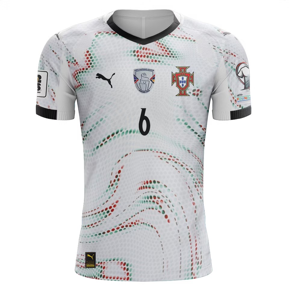 Camisola Portugal 2025 Alternativa Versão Adepto J. PALHINHA #6