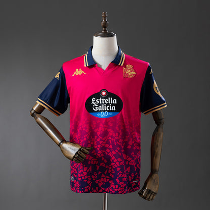 Camisola RC Deportivo de Corunha 2025-26 Alternativa Vermelha Versão Adepto