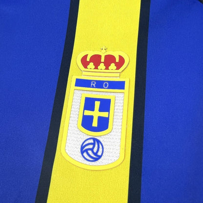 Camisola Real Oviedo 2025-26 Alternativa Amarela Versão Adepto