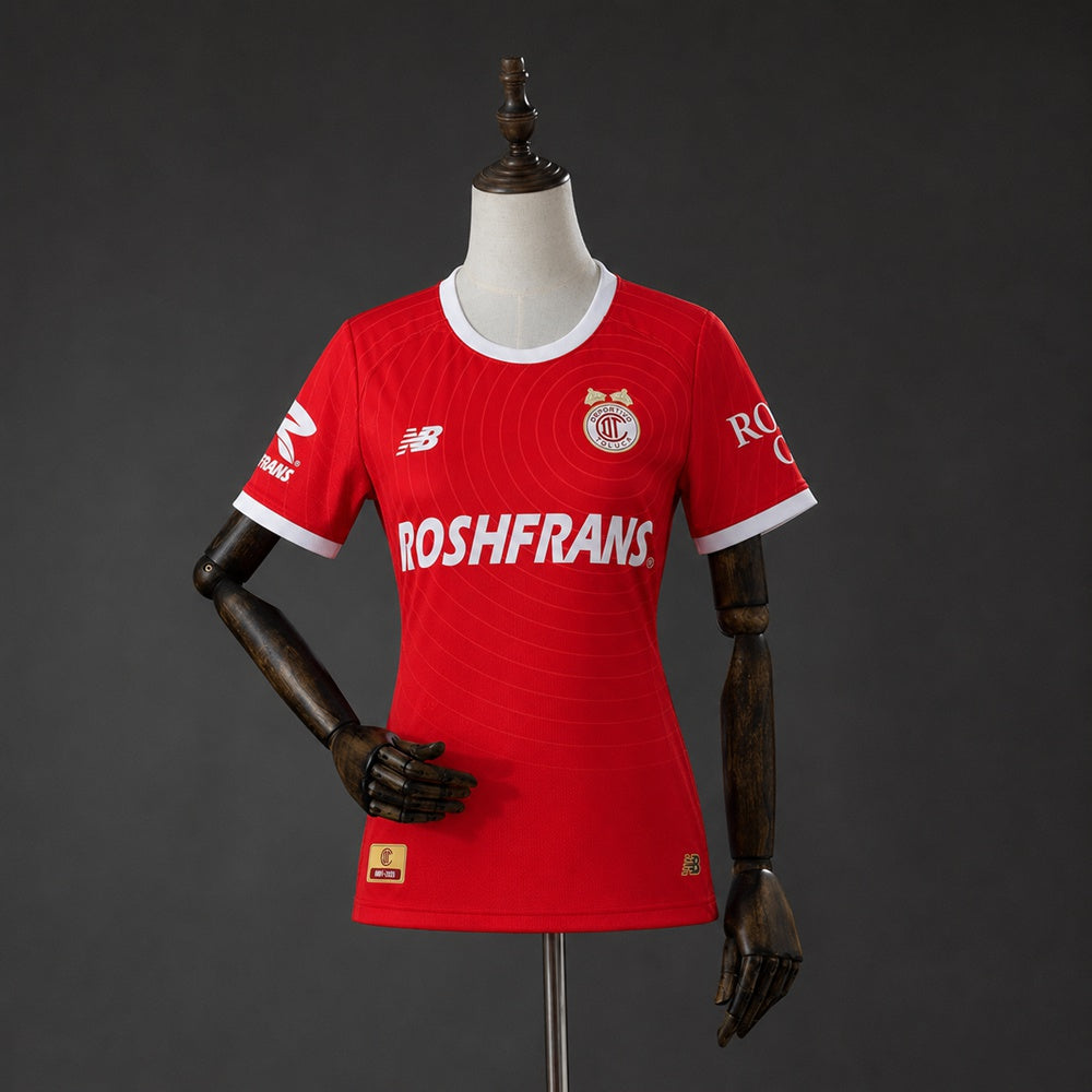 Camisola Deportivo Toluca 2026-27 Principal Versão Mulher