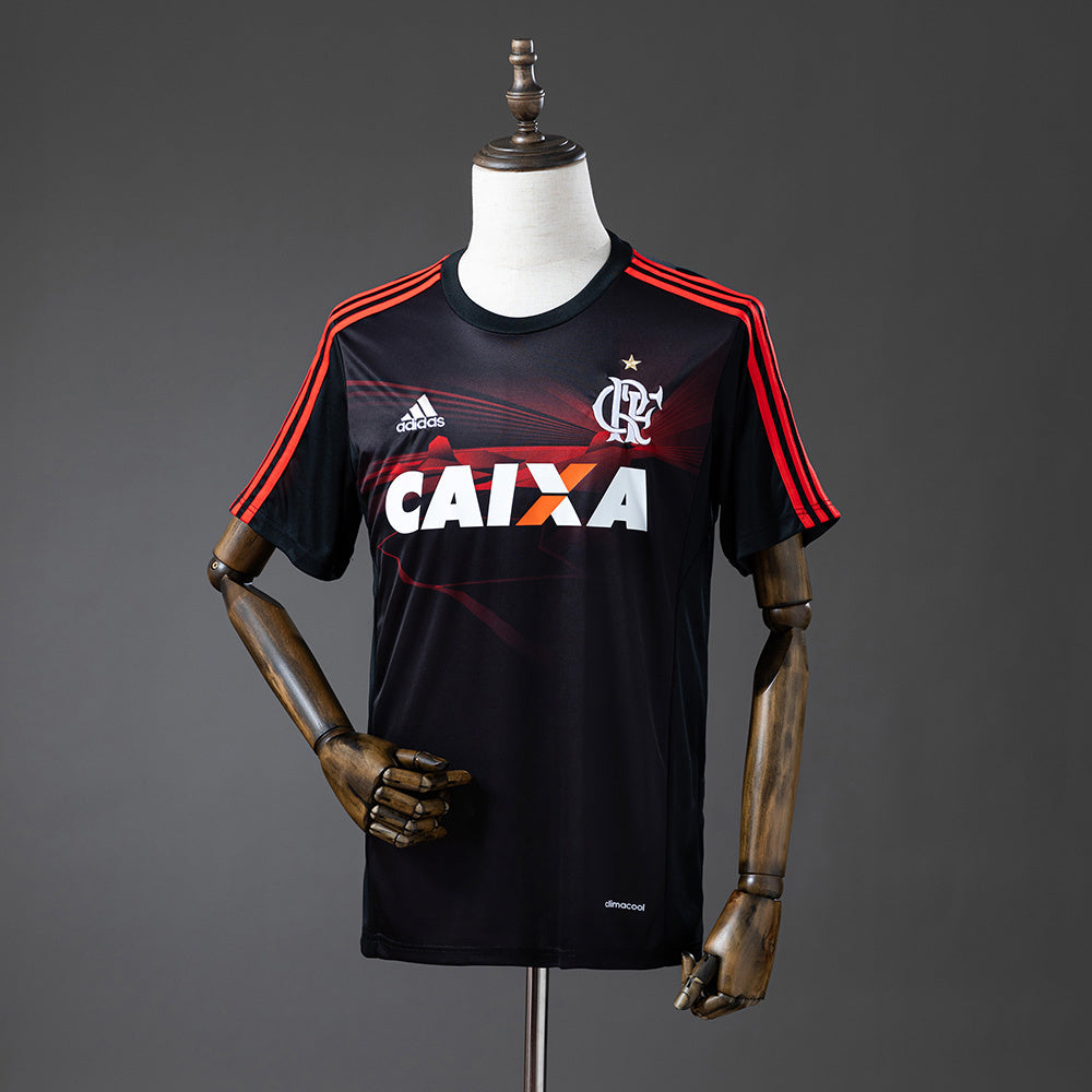 Camisola CR Flamengo 2013-14 Alternativa Preta Versão Adepto