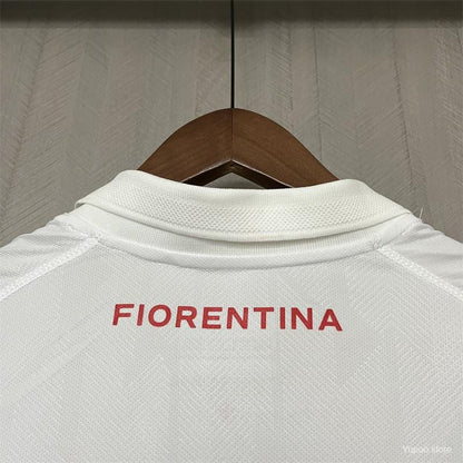 Camisola ACF Fiorentina 2024-25 Alternativa Branca Versão Adepto