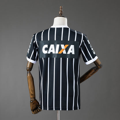 Camisola SC Corinthians 2013-14 Alternativa Preta Versão Adepto