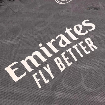 Camisola Real Madrid CF 2024-25 Alternativa Preta Versão Mulher