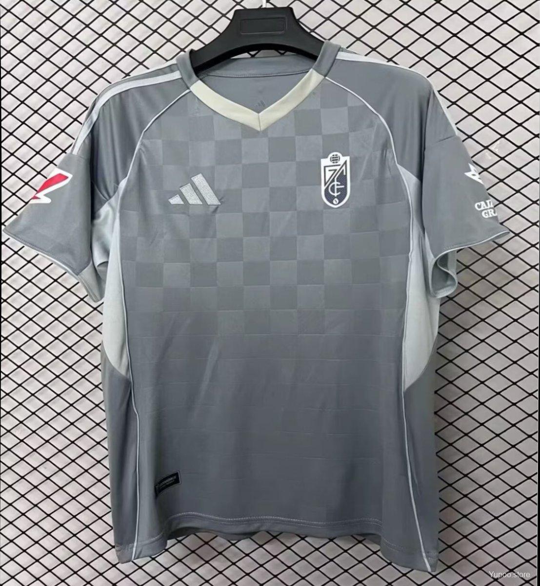Camisola Granada CF 2025-26 Alternativa Cinzenta Versão Adepto