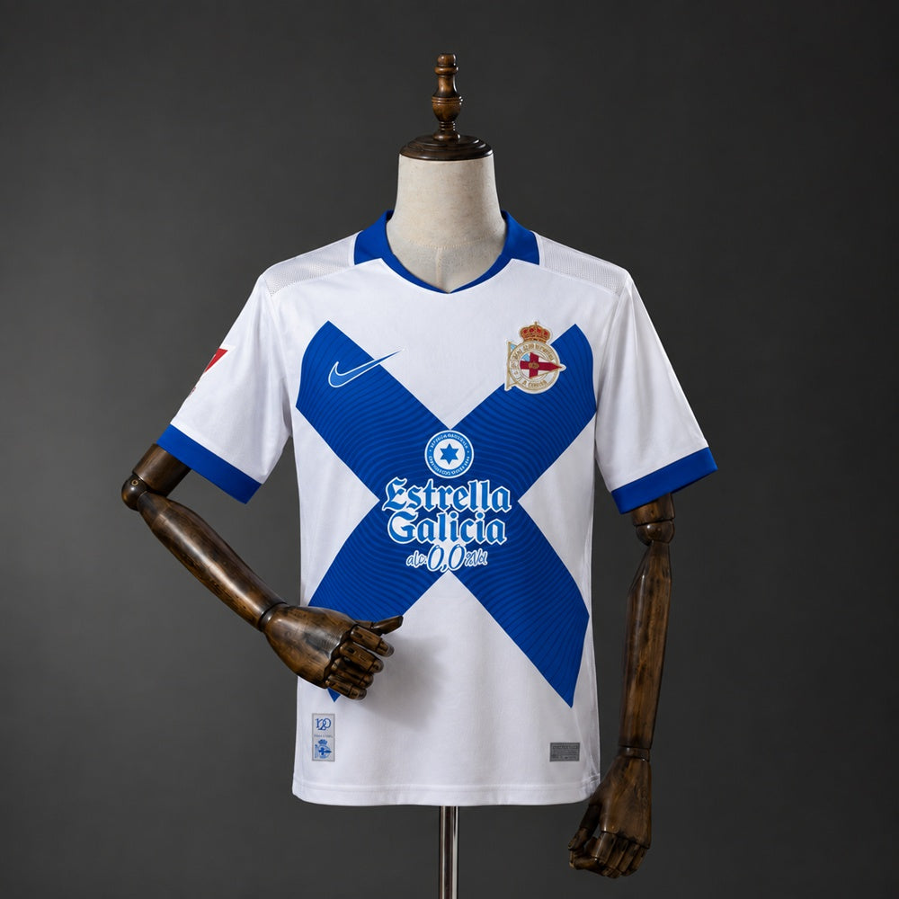Camisola RC Deportivo de Corunha 2026-27 Alternativa Branca Versão Adepto