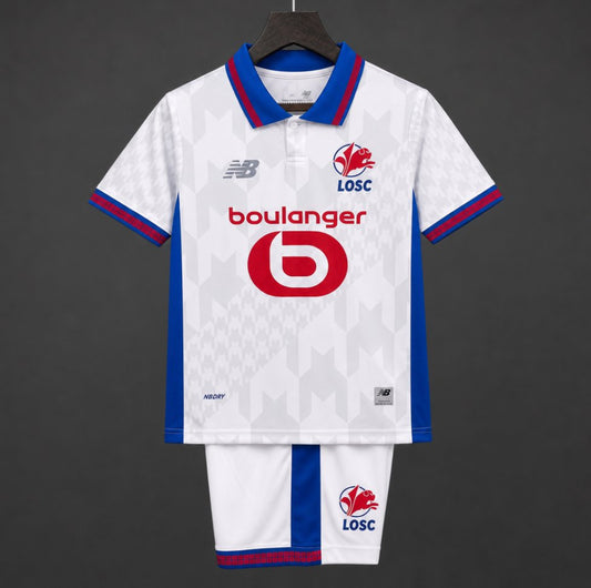 Kit Criança LOSC Lille 2026-27 Alternativo Branco