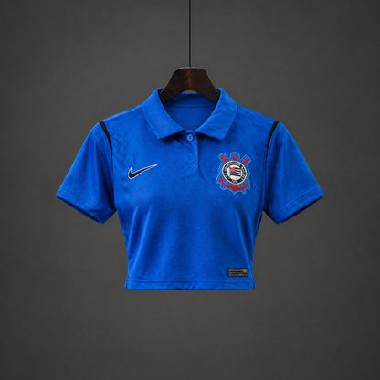Crop Top Mulher SC Corinthians 2026-27 Alternativo Azul