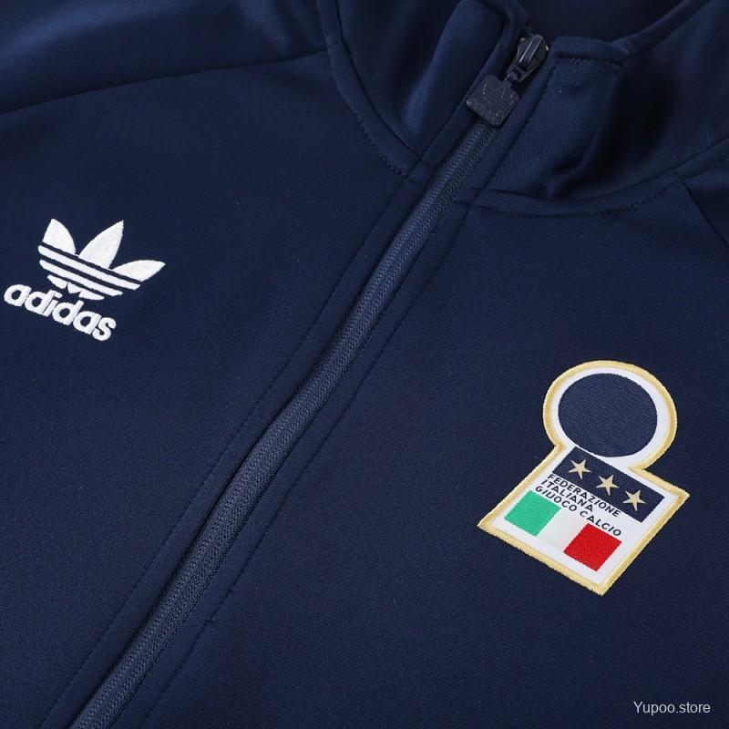 Fato de Treino Italia 2024- Camisola com Fecho