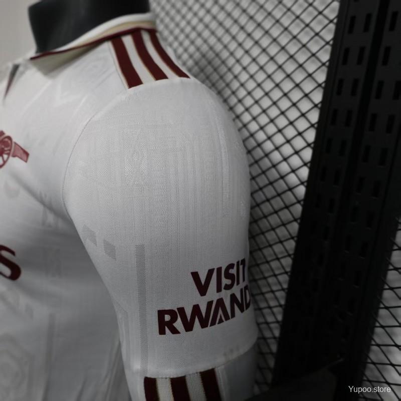 Camisola Manga Comprida ARS 2025-26 Alternativa Branca Versão Jogador