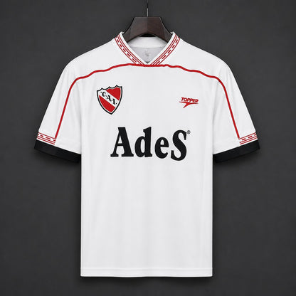 Camisola CA Independiente 1999-00 Alternativa Branca Versão Adepto