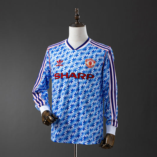 Camisola Manga Comprida M-United 1991-92 Alternativa