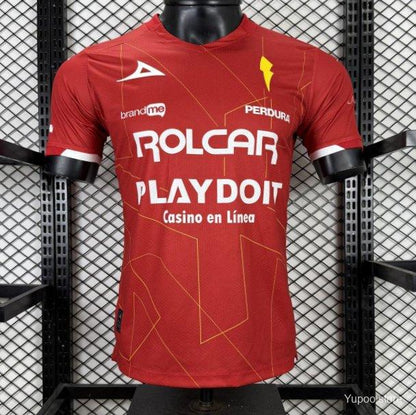 Camisola Club Necaxa 2025-26 Alternativa Vermelha Versão Jogador